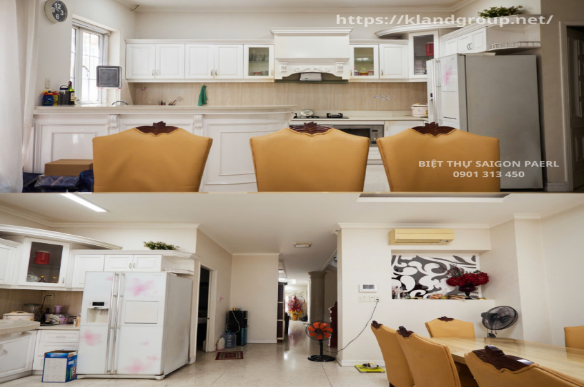 Bán Biệt Thự Saigon Pearl Thiết Kế 1 Hầm 1 Trệt 2 Lầu + Áp Mái, Diện tích sàn 485m² – Giá Bán 98 Tỷ 